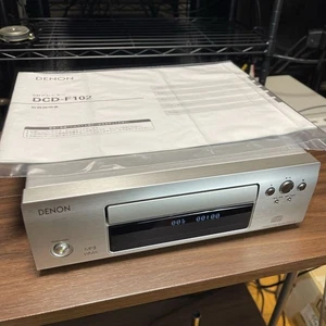 Denon DCD-F102 CD Player Silver Home Audio Components Used From Japan - Picture 1 of 3