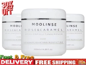 MOOLINSE Rose & Caramel 60 Second Self Tan Remover-Fast Tan Removal 200ml - Picture 1 of 17