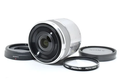 SONY E 30mm F/3.5 MACRO SEL30M35 Silver Lens E mount [EXC] From Japan E2911 - Image 1 of 4