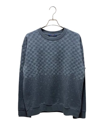 LOUIS VUITTON/ Sudadera Damier estampada extendida/gris/talla XXL Foto 1 de 4