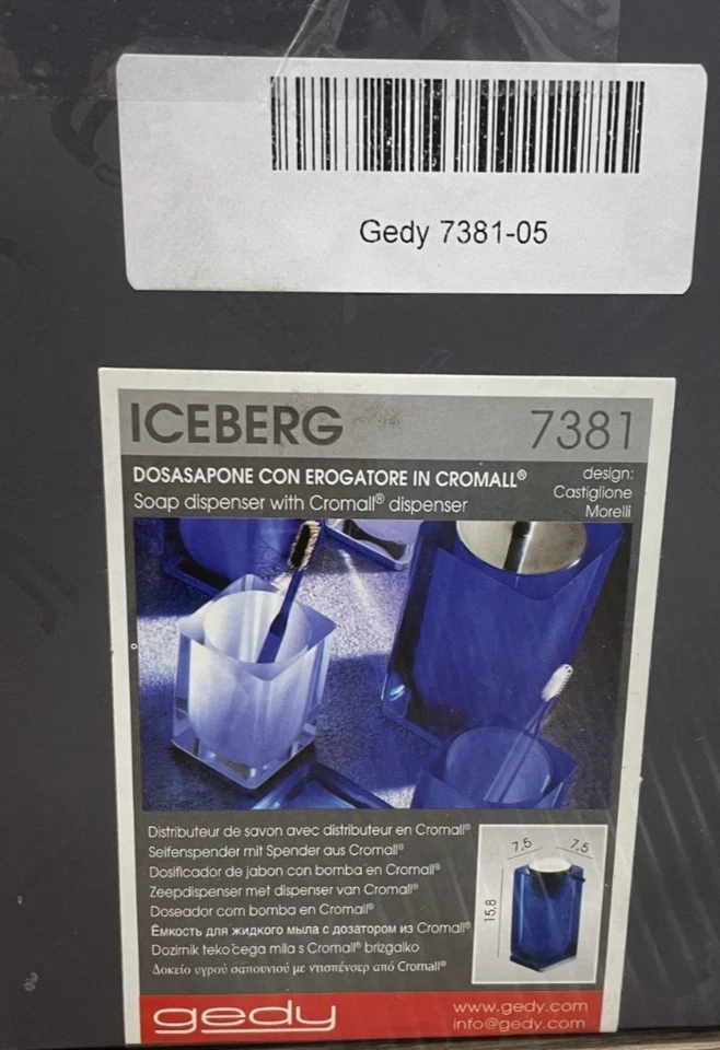 Dispensador de jabón independiente Nameeks Gedy 7381-05 Collection Foto 1 de 4