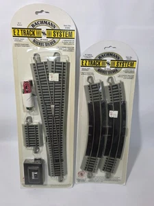 LOT Of Bachmann 44569 HO #5 Y Switch & 44529 E-Z Track Nickel-Silver - Picture 1 of 8