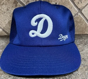 Chunichi Dragons Baseball Cap Blue Adult Adjustable Official MLB Style Used - Picture 1 of 5