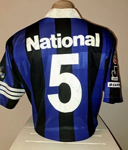 Jersey football FC Gamba Osaka Boban Babunski 90er Adidas XL blue black - Picture 1 of 5