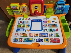 VTech Get Ready For School Learning Desk Interactive Learning Center Desk Only - Picture 1 of 3