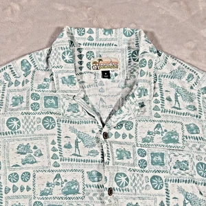 VTG Patagonia Pataloha Shirt Mens M Floral AOP Hemp Tencel Hawaiian Button Up - Picture 1 of 17
