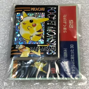 Pokémon De Colección Japonés Tomy Juego Note - 25 Pikachu - Sin Usar - #2014 - Imagen 1 de 3