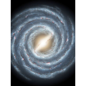 Space NASA Galaxy Milky Way Spirals Illustration Huge Wall Art Poster Print