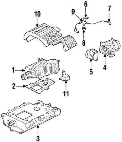 Genuine GM 1995-1999 Buick Riviera Base 3.8L V6 - Gas Harness Connector 25517507 - Image 1 of 1