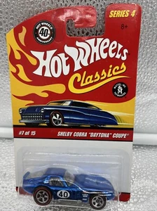Hot Wheels 2007 Classics Shelby Cobra Daytona Coupe 1/64 Diecast Blue - Picture 1 of 3