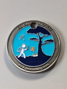 SIN ACTIVAR - Geocoin - Salir y jugar - Decodificador moneda/llavero - Imagen 1 de 3