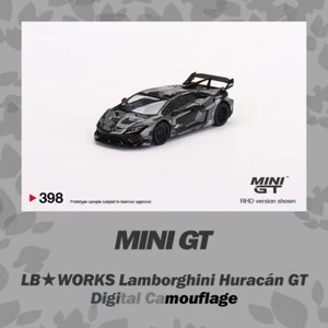 MINI GT 1:64 LBWORKS LBWKLambo Huracan GT camuflaje digital LHD en caja - Imagen 1 de 4