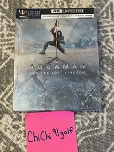 Aquaman & The Lost Kingdom Steelbook 4K Ultra HD Blu-ray (Walmart Exclusive) - Picture 1 of 2