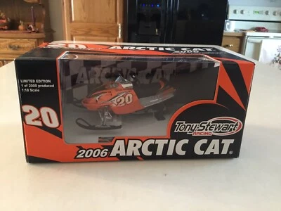 2006 Arctic Cat Firecat Tony Stewart Racing 1:18 Scale Diecast Model Snowmobile  - Image 1 of 4