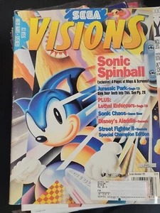 Sega Visions (October / November 1993) Brand New USA English Magazine Inventory - Picture 1 of 5