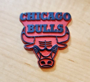 RARE VINTAGE CHICAGO BULLS NBA COLLECTIBLE RUBBER STANDINGS MAGNET - Bild 1 von 2