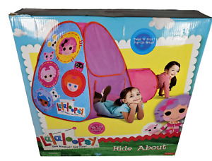 Lalaloopsy Blue Purple Hide About Play Tent with Tunnel (New, Sealed)