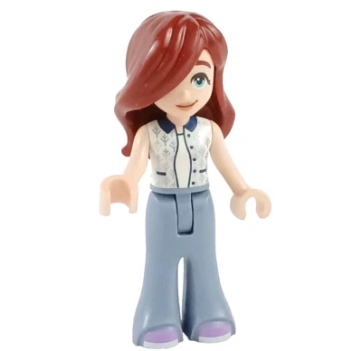 LEGO® Friends PAISLEY Minifigure™ Minidoll  Light Aqua Vest frnd0627 - Image 1 of 3