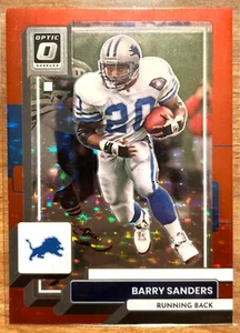 2022 Donruss Optic - Barry Sanders - Red Stars Prizm SSP Detroit Lions - Foto 1 di 3