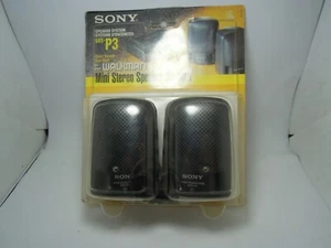 Vintage NOS Sony System Pair SRS-PH Walkman Speakers Mini Stereo Sealed - Picture 1 of 20