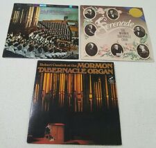 Lot Of 3 Mormon Tabernacle Choir Organ Vinyl Record LP EX