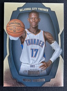 Dennis Schröder /75 2018-19 Panini Dominion Oklahoma City Thunder #71