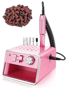 Professional Electric Nail Drill File Machine Acrylic Gel Dip Powder Nails Set - Picture 1 of 32