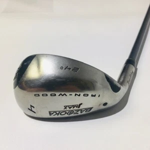 Left-Handed Tour Edge Bazooka JMax 24° Iron 4-Hybrid Reactive Flex Graphite 39" - Picture 1 of 9