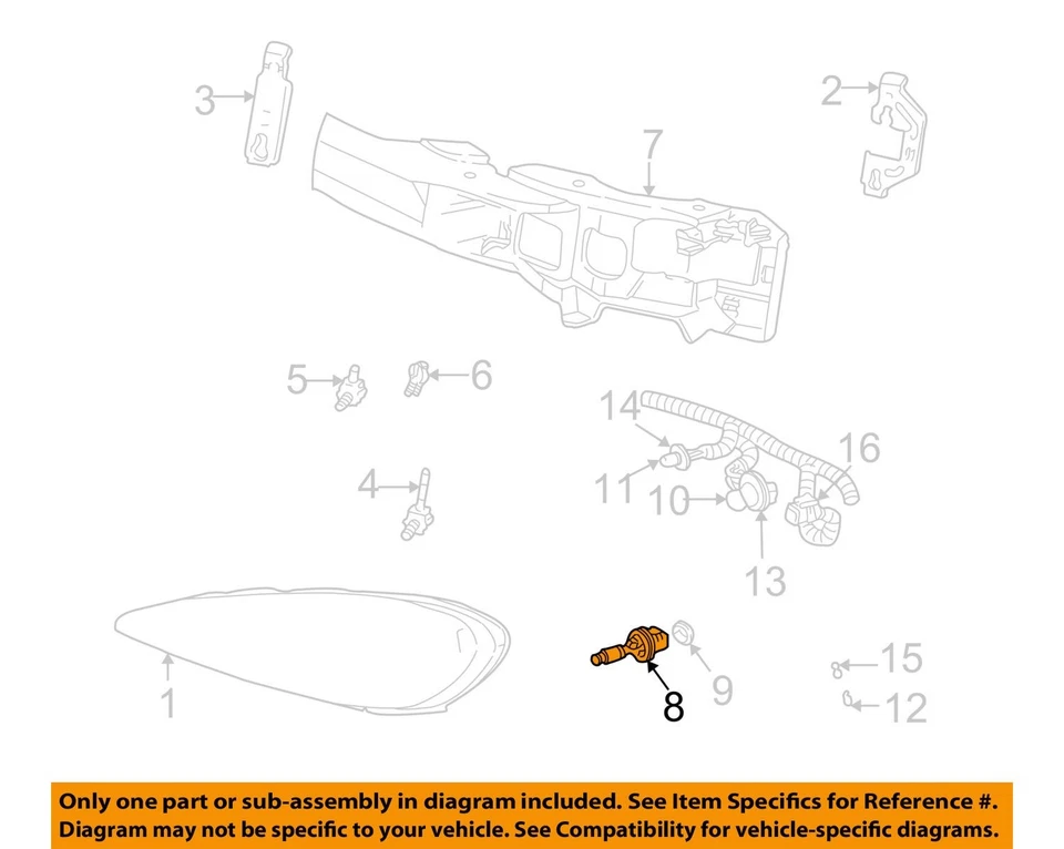Lâmpada de farol GM OEM 19257058 GM carros caminhões 9007 - Imagem 1 de 1