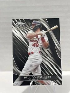 π₯ PAUL GOLDSCHMIDT * 2024 Topps Chrome Black - NEW YORK YANKEES π₯ - Picture 1 of 4