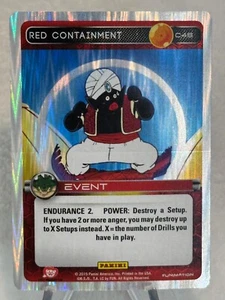 Dragon Ball Z TCG Panini: Heroes & Villains - Red Containment Common C46 (Foil) - Picture 1 of 7