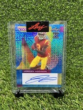 🔥1/1 🔥2023 Leaf Vivid Jordan Addison XRC SSP Blue Auto