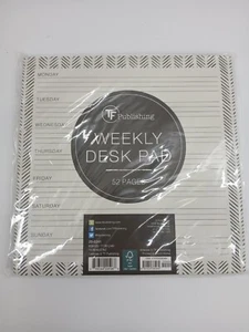 Weekly Desk Pad Mousepad Weekly Planner Memo Design Lines - Picture 1 of 3
