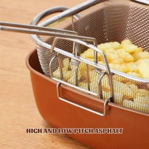 Deep Fryer 4-Piece Set, Family Daily Frying Food Kitchenware - Picture 1 of 7
