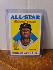 2023 Topps Series 2 1988 All Star Ronald Acuna Jr Atlanta Braves #88AS-4 Insert
