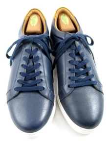 Allen Edmonds "COURTSIDE" elegante Leder-Sneaker 10,5 D marineblau einmal getragen (598N) - Bild 1 von 11
