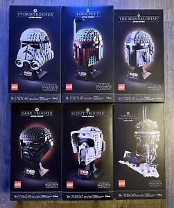 LEGO Star Wars: Stormtrooper Helmet (75276) & Boba Fett, Scout, Jango, Dark Lot