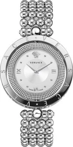Versace VE7901423 Eon weiss silber Edelstahl Armband Uhr Damen NEU - Picture 1 of 8
