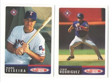 2002 TOPPS TOTAL - TEXAS RANGERS Team Set