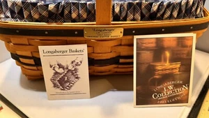 Longaberger JW Collection 1993 Original Easter Basket W/ Protector In Box - Picture 1 of 15