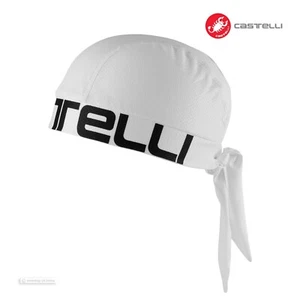 Castelli Cycling BANDANA Sports Headband : WHITE/BLACK - One Size  - Picture 1 of 1
