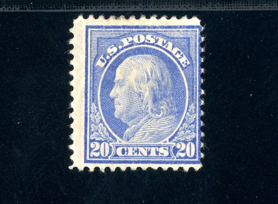 USAstamps Unused FVF US Series of 1912 Franklin Scott 419 OG MHR - Image 1 of 2