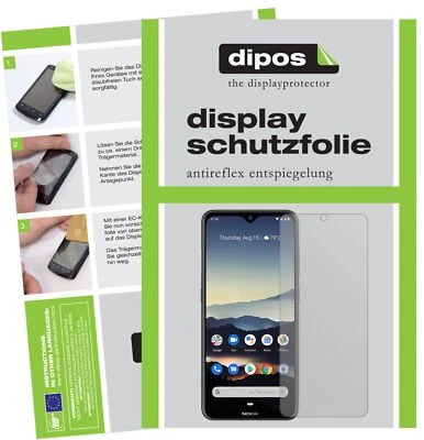 2x Protector Pantalla para Nokia 7.2 Protección Antideslumbramiento dipos Foto 1 de 4