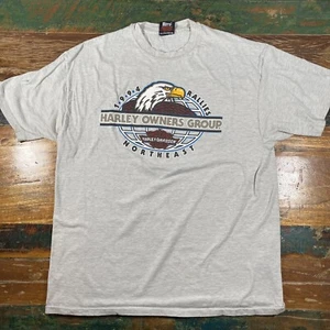 Vintage Harley Davidson Shirt Mens XL Single Stitch 90s USA NorthEast Rally 94' - Picture 1 of 19