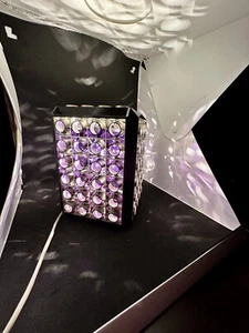 VINTAGE SOVIET RUSSIAN USSR COLOR CAROUSEL NIGHT BEDROOM BAR REVOLVING LAMP - Picture 1 of 21