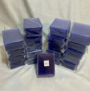 500 3"x4" Pokemon Yu Gi Oh Card Top Loaders 35 Pt. Transparente - USADO Mixto con NUEVO - Imagen 1 de 11