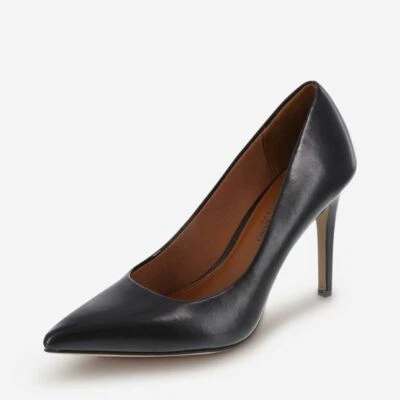 Christian Siriano Women's Habit Black Pointed Toe Pump Heel Shoes Medium or Wide - Image 1 of 4