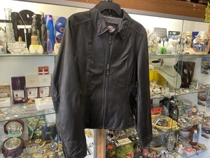 Harley-Davidson Damen Lederjacke schwarz GR. L NEUWERTIG - Bild 1 von 8