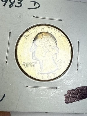 1983 D Washington Quarter CH BU No Reserve Auction! - Image 1 of 4