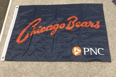 Bandera de los Chicago Bears PNC Bank SGA - 36" de ancho x 24" de alto - NFL Foto 1 de 4